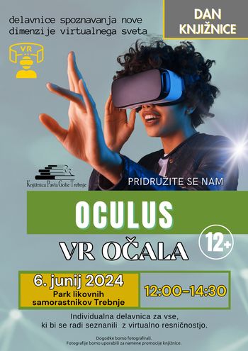 DAN KNJIŽNICE - Okusite virtualno resničnost
