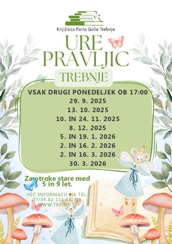 Ure pravljic v knjižnici Trebnje
