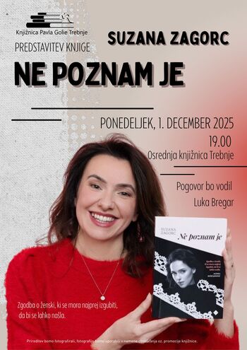 Literarni večer s Suzano Zagorc