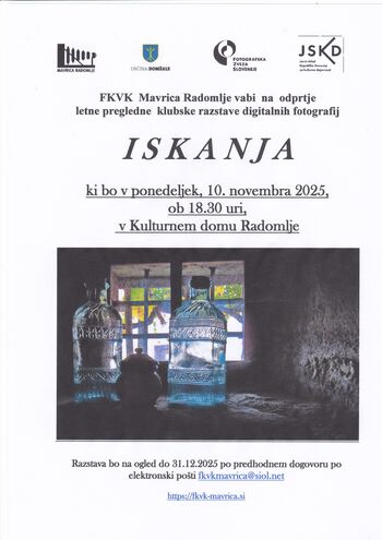 Fotografska razstava  "ISKANJA"
