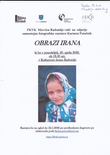 Fotografska razstava "OBRAZI IRANA"