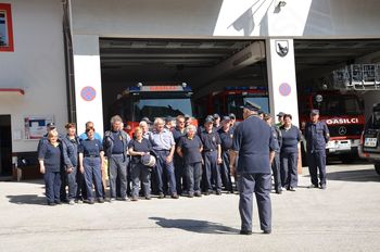 Srečanje in tekmovanje gasilskih veteranov v Kranjski Gori