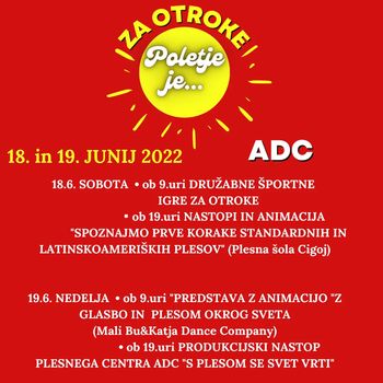 POLETJE JE....ZA OTROKE