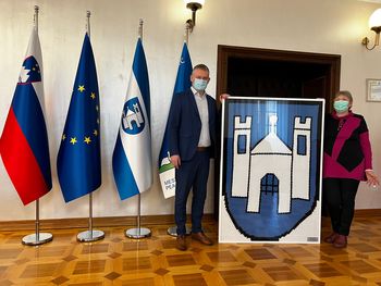 Župan sprejel udeleženki projekta Slovenija kvačka