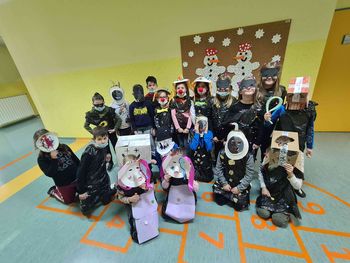 Pustna maškarada na OŠ Muta