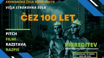V novomeški knjižnici razstava Čez 100 let: kolaži študentov medijske produkcije