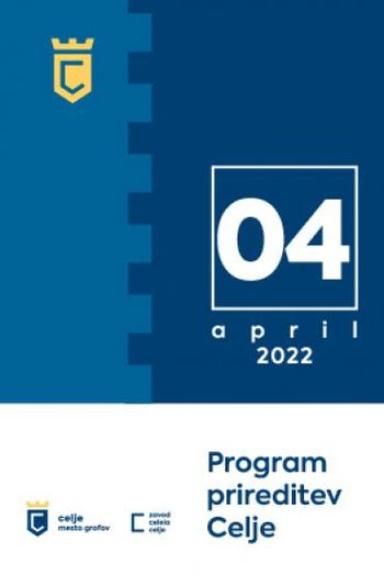 Program prireditev - april 2022