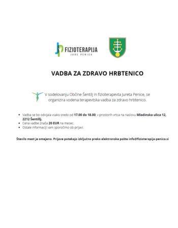 Vadba za zdravo hrbtenico