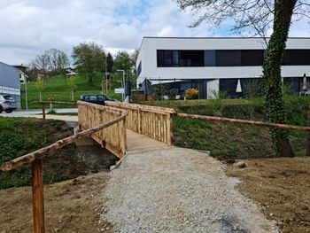 Novi leseni most preko Globovnice