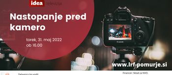 Brezplačna delavnica v TV studiu: nastopanje pred kamero