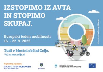 Vreme kroji program Evropskega tedna mobilnosti v Celju