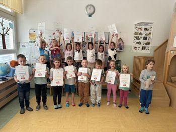 Podelitev priznanj za Cicibralčka v vrtcu (enota Medo)