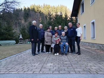 Obisk pri Justini Hren ob 90. rojstnem dnevu