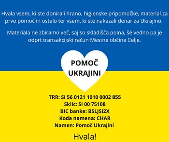 Zahvala za vašo nesebično pomoč