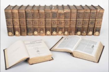 Ko nastaja FeNOMEN – video vsebine o novi razstavi v Slovenskem železarskem muzeju: Brockhaus Konversationlexikon