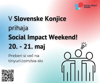 V Slovenske Konjice prihaja Social Impact Weekend!