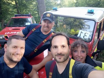 Tekmovanje ekip terenskih gasilskih vozil v Postojni