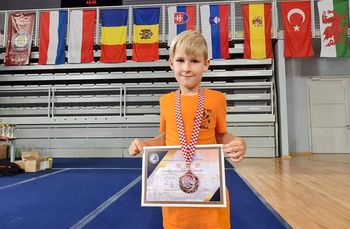 Teo Čuček osvojil 3. mesto na evropskem prvenstvu v Shito Ryu