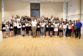 Župan Blaž Račič sprejel letošnje odličnjake