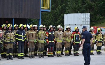 Sprejem novega poklicnega gasilca