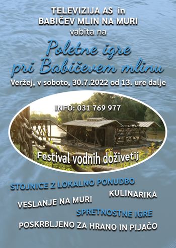 Poletne igre pri Babičevem mlinu