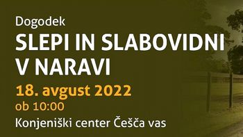 Slepi in slabovidni v naravi