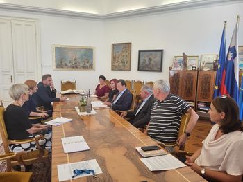 Ministrica za kulturo dr. Asta Vrečko na prvem delovnem obisku v Celju