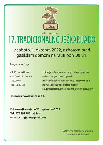 17. tradicionalna Ježkarijada