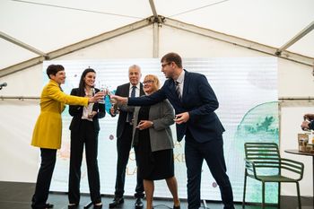 Na Rimskem vrelcu obeležili zaključek prve faze revitalizacije območja, v oktobru vrata odpira tudi kavarna