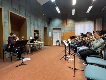 Pihalni orkester Rudnika Mežica izvedel seminar za pozavno