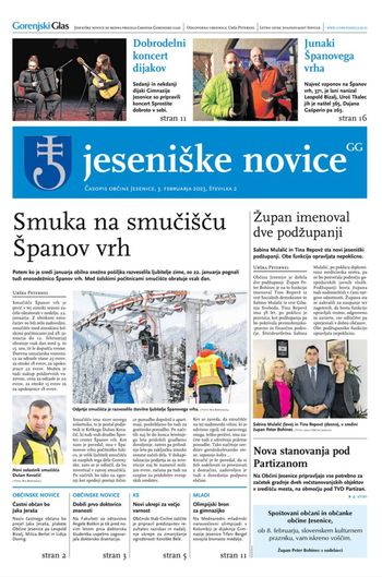 Jeseniške novice, februar 2023