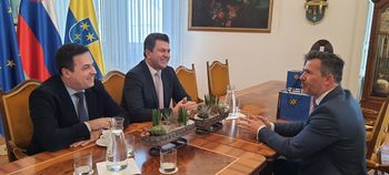 Obisk delegacije prijateljskega mesta Šabac v Celju 