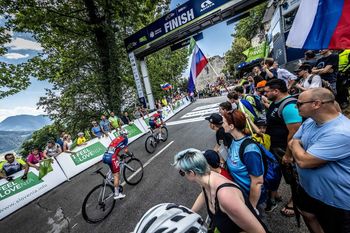 Štart letošnje kolesarske dirke Po Sloveniji v Celju