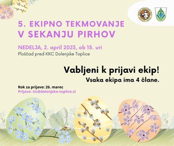 5. ekipno tekmovanje v sekanju pirhov