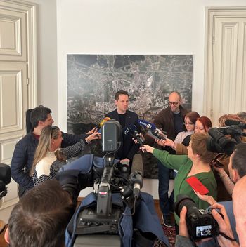 Župan z novinarji o prazniku in usmeritvah za prihodnje delo