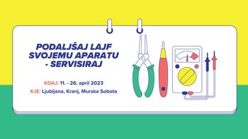 Akcija “Podaljšaj lajf svojemu aparatu – servisiraj!” tudi v Ljubljani