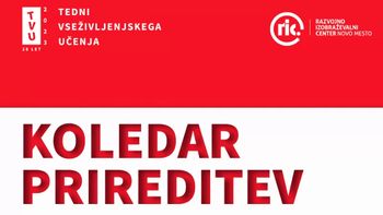 Napovedujemo Tedne vseživljenjskega učenja