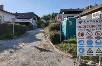 Za varno oskrbo s pitno vodo se obnavlja vodovod in kanalizacija na Pristavi