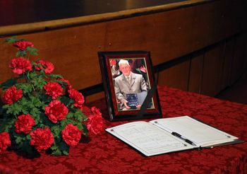 Žalna seja v spomin in slovo častnega občana Petra Krušnika