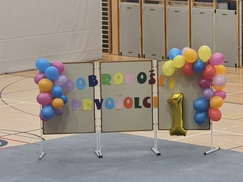 Sprejem prvošolčkov v Športni dvorani Mengeš