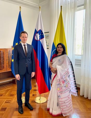 Obisk veleposlanikov Indije in Severne Makedonije