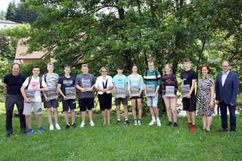 Župan sprejel najuspešnejše devetošolce