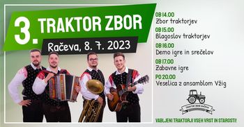 3. Traktor zbor