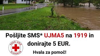 Zbiranje pomoči po neurju