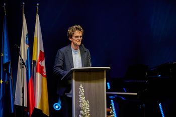 Prejemnik srebrnega konjiškega grba Luka Juhart