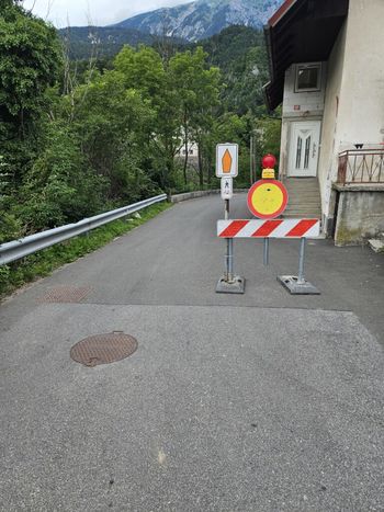 CESTA SKOZI MOSTE MIMO TALCEV-OBVESTILO