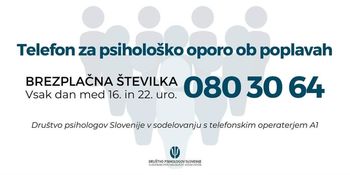 Telefon za psihološko oporo ob poplavah
