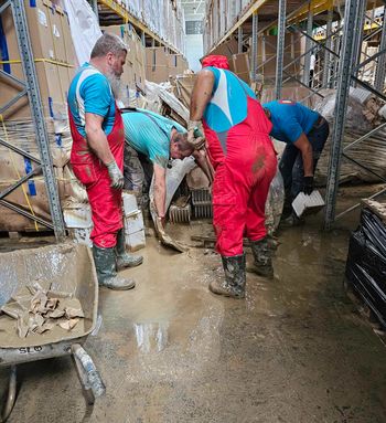 Sodelovanje markacistov pri odstranjevanju posledic poplav 14.08.2023