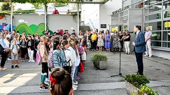 Župan ob prvem šolskem dnevu šolarjem zaželel obilo vedoželjnosti