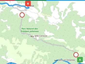 Napovedana zapora ceste v Rezijo